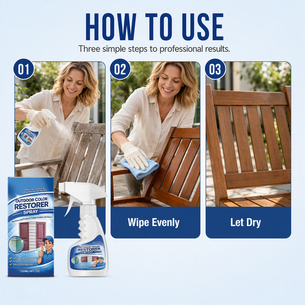 π₯³2026 HOT SALEπ₯³π50K+ SOLD! βοΈπ‘οΈ 49% OFF! All-Season Wood Restorer β Penetrates deep to restore colour & creates protective shield against UV & moisture. Keep your garden furniture looking new! π³πͺ