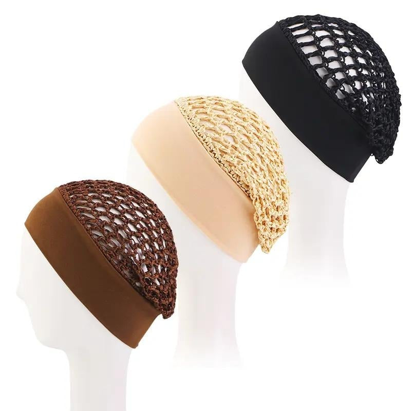 🌿 Gentle on Hair & Scalp! Breathable Elastic Mesh Hair Net Cap 🎀