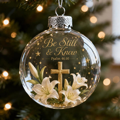 ✨ Psalms Scripture Christmas Ornament – Perfect Christmas Tree Decorations