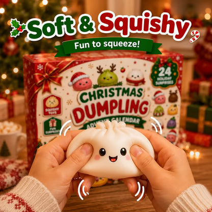 🎅2026 Christmas Squishy Advent Calendar - 24 Days Dumpling Squishies Toys