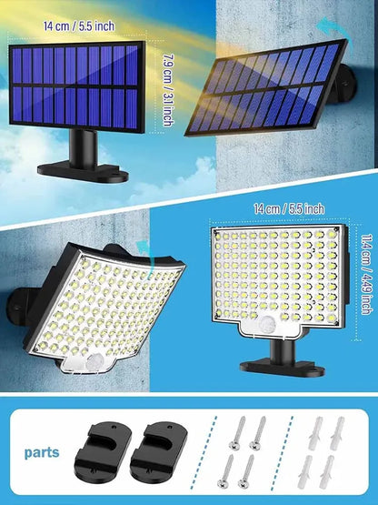 Motion Sensor Security Solar Floodlight