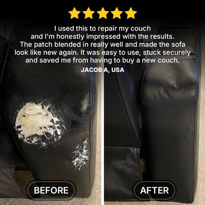 Self-Adhesive Leather Repair Patch Tape for Sofas & Car Seats