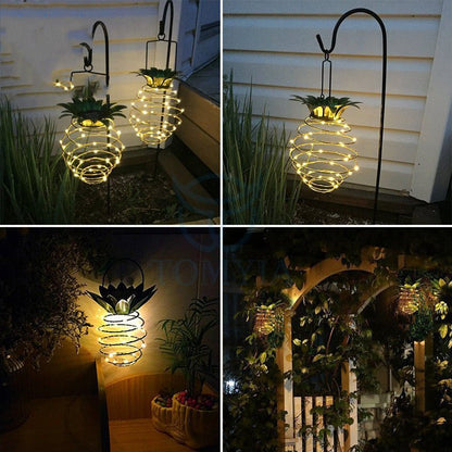 Pineapple LED Solar Garden Lawn Lights