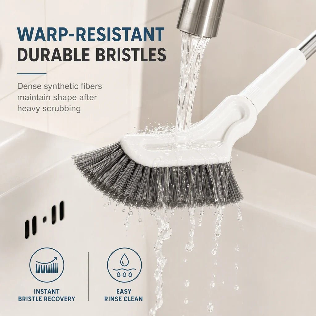 Multifunctional Extendable Long Handle Floor Scrub Brush