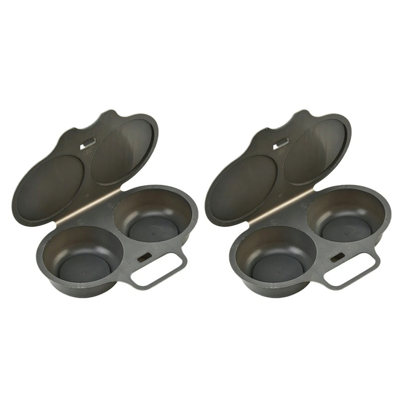 🍳 Microwave Egg Poacher – Dual Egg Breakfast Cooker