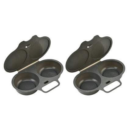 🍳 Microwave Egg Poacher – Dual Egg Breakfast Cooker