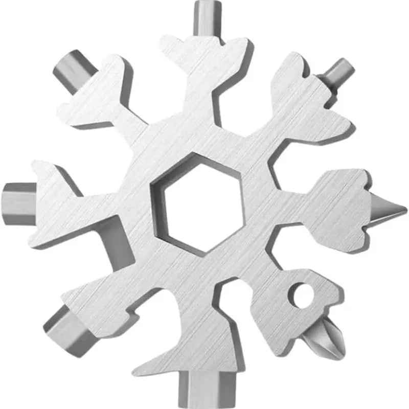 🎉 Holiday Celebration 70% OFF🎉18-in-1 Snowflake Multi Tool, Stainless Steel Wrench with Screwdriver & Bottle Opener