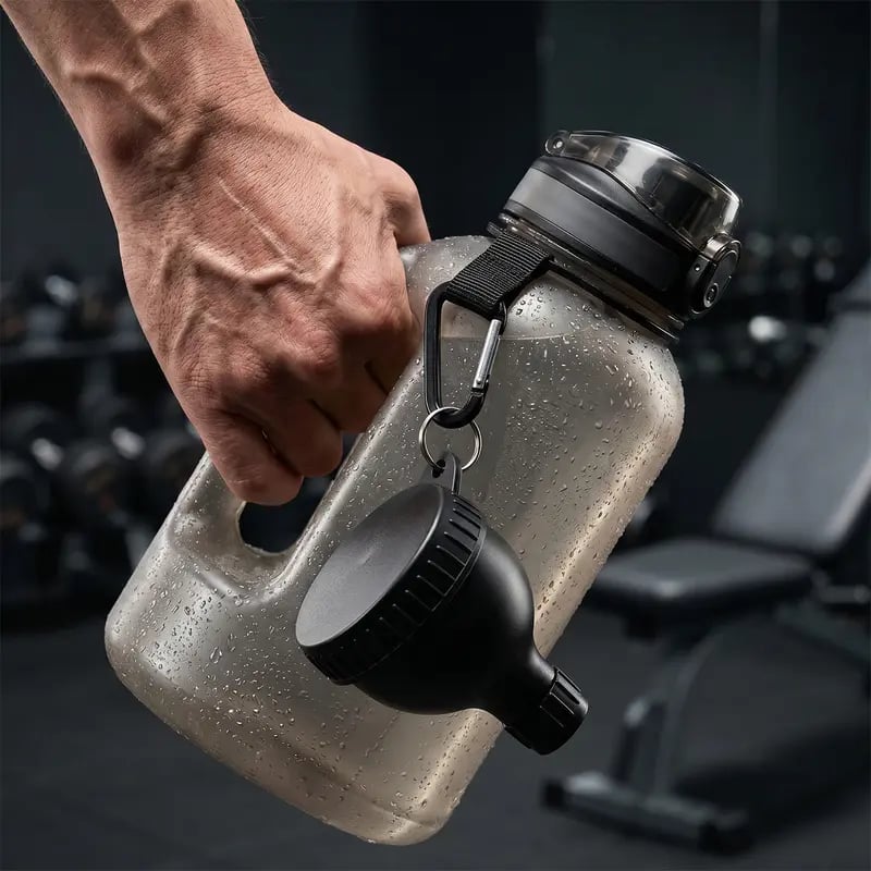 💪Gym Essential|Portable Protein Powder Dispenser Funnel with Carabiner🥤BUY 1 GET 1 FREE