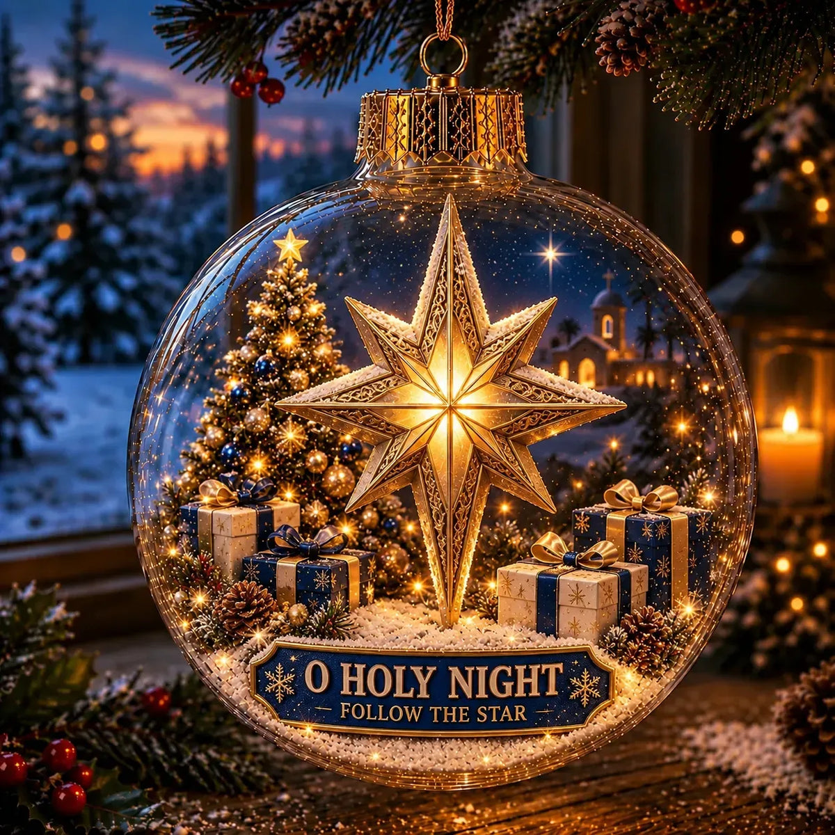 ✝️ Light-Up Christian Faith Christmas Ornament | 12 Glowing Faith-Inspired Designs for Trees, Mantels & Meaningful Gifts 🎄