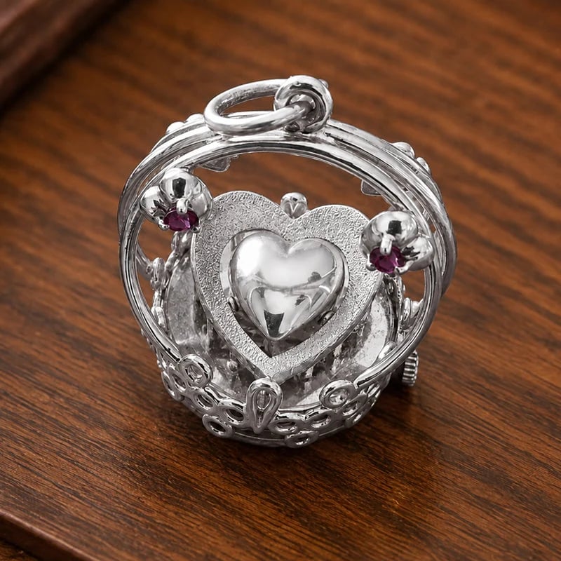 ❤️‍🔥⚙️Heartbeat Mechanical Heart Pendant – ✨Heart Design & Mechanical Aesthetic