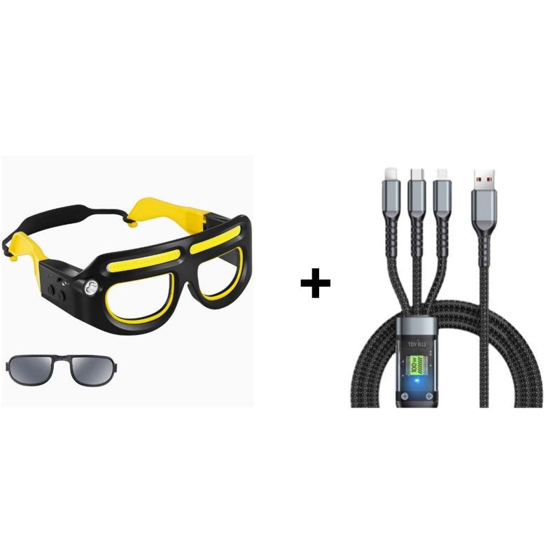 📢📢49 % OFF !!✨Rechargeable LED Glasses Headlamp