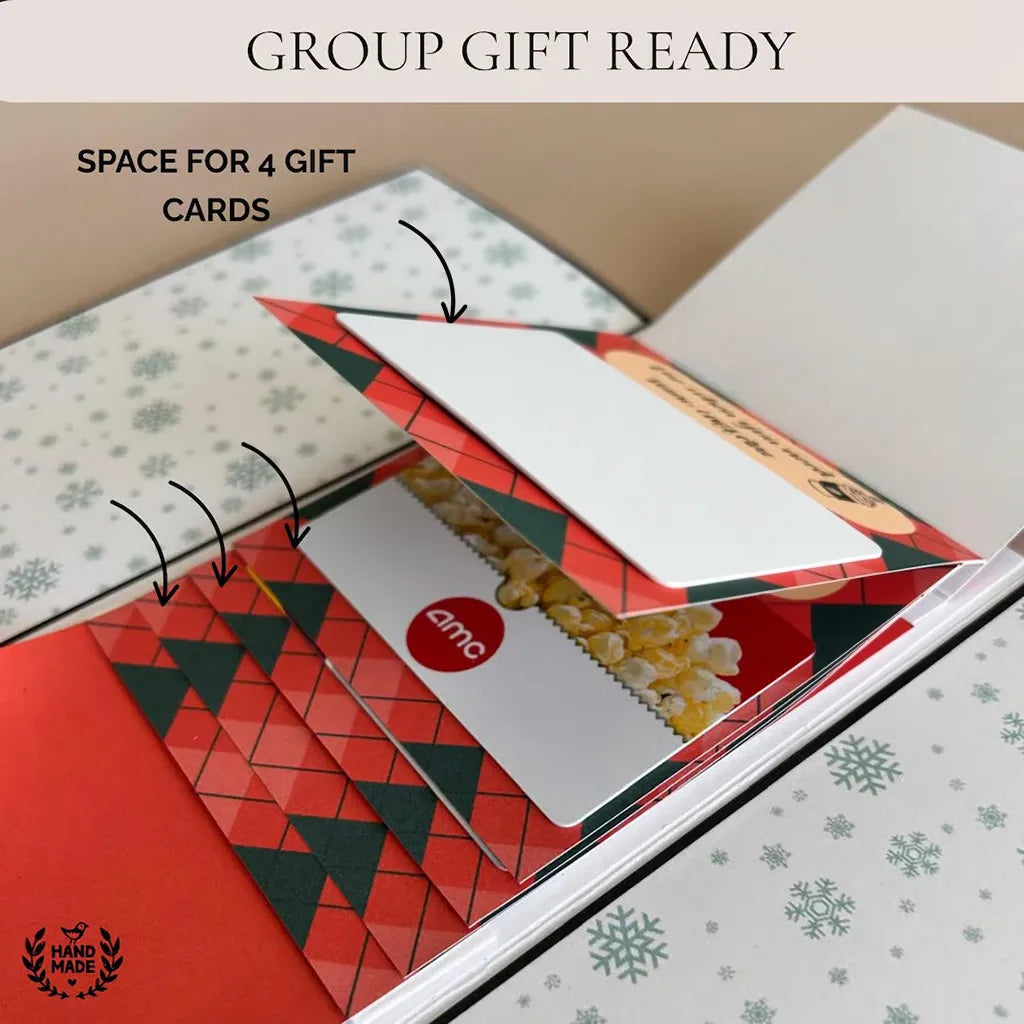 ⏰LAST DAY 50% OFF - 2026 New🎅🎁 Waterfall Christmas Gift Card Booklet 💳✨