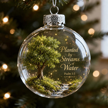 ✨ Psalms Scripture Christmas Ornament – Perfect Christmas Tree Decorations