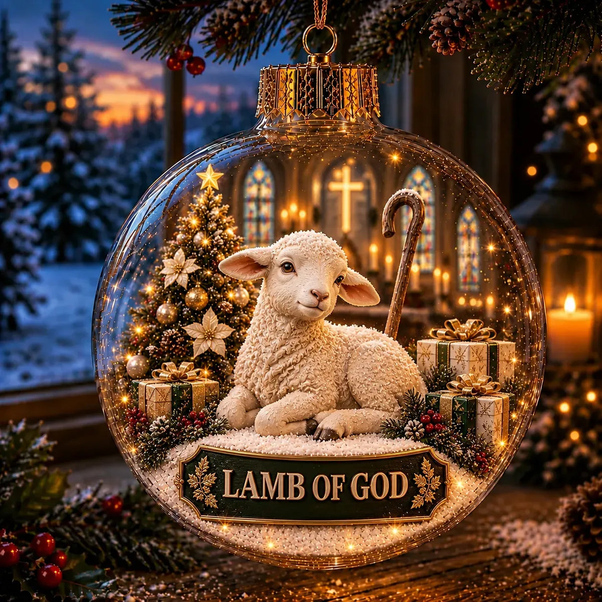 ✝️ Light-Up Christian Faith Christmas Ornament | 12 Glowing Faith-Inspired Designs for Trees, Mantels & Meaningful Gifts 🎄