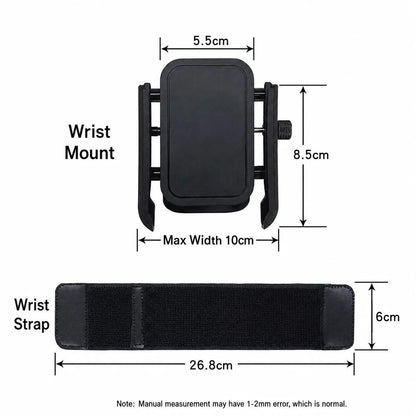 📱 360° Rotating Wrist & Arm Phone Holder – Hands-Free Sports Mount