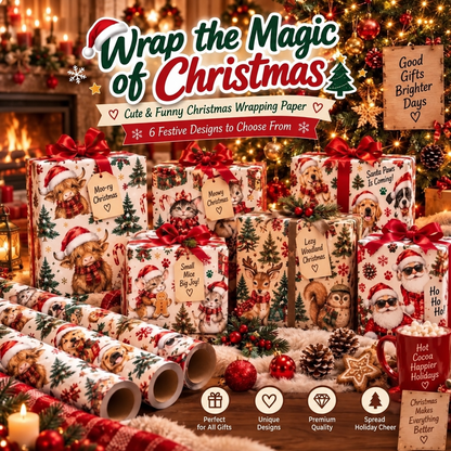 🎁 3M Premium Christmas Wrapping Paper Rolls