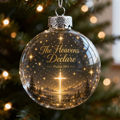 ✨ Psalms Scripture Christmas Ornament – Perfect Christmas Tree Decorations
