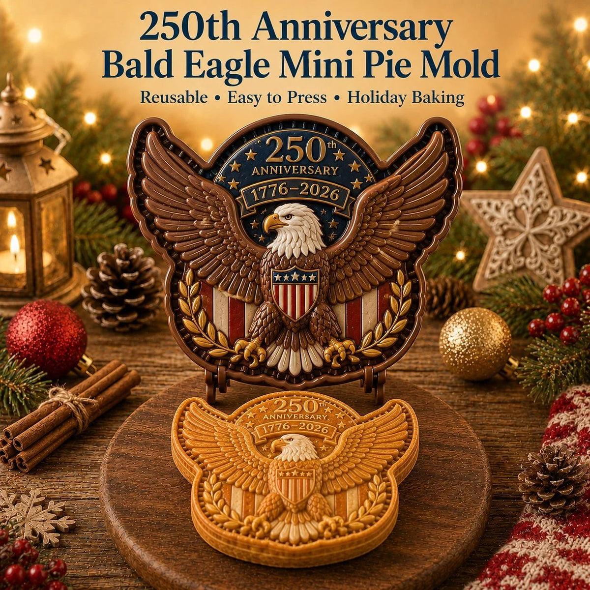 ⏳ Last Day 49% OFF – 🐾 8-Design Animal Mini Pie Mold Collection | Reusable Embossed Molds for Shaping Detailed Highland Cow, Hummingbird, Eagle, Koala & More 🥧✨
