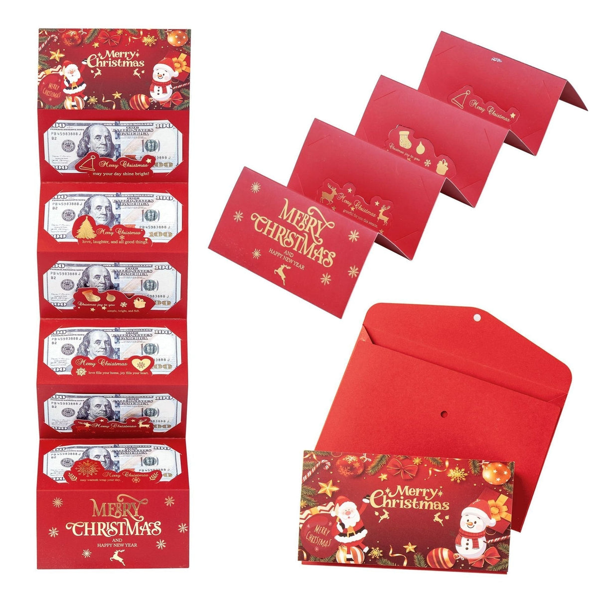 🏆Flash Sale⚡ 50K+ SOLD! Almost Gone-🎅💸Christmas Cash Gift Envelope – A creative way to give cash this Christmas!