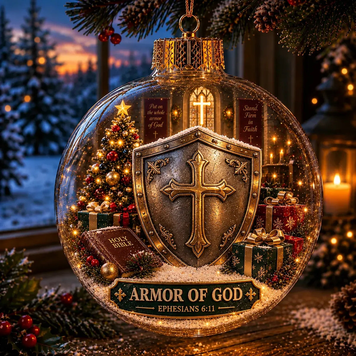 ✝️ Light-Up Christian Faith Christmas Ornament | 12 Glowing Faith-Inspired Designs for Trees, Mantels & Meaningful Gifts 🎄