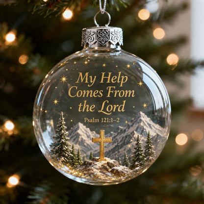 ✨ Psalms Scripture Christmas Ornament – Perfect Christmas Tree Decorations