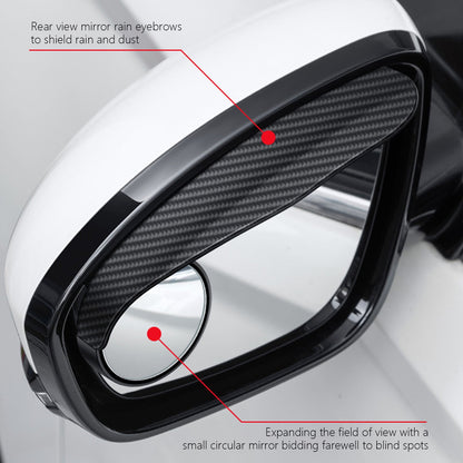 ⏳Time-Limited Special⏰🔥Carbon Fiber Car Mirror Blind Spot & Rain Visor Accessories☂️