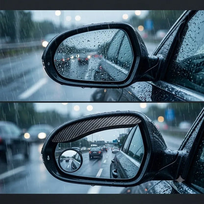 ⏳Time-Limited Special⏰🔥Carbon Fiber Car Mirror Blind Spot & Rain Visor Accessories☂️