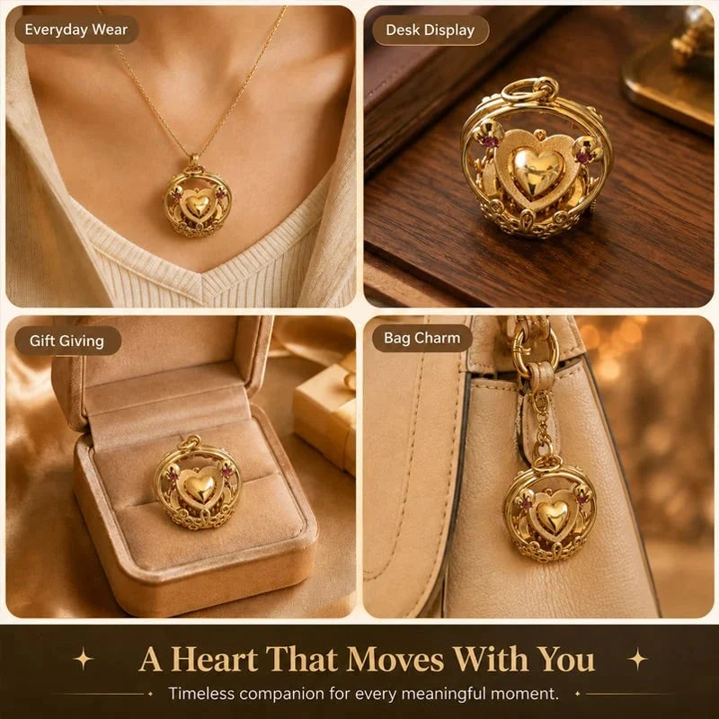❤️‍🔥⚙️Heartbeat Mechanical Heart Pendant – ✨Heart Design & Mechanical Aesthetic