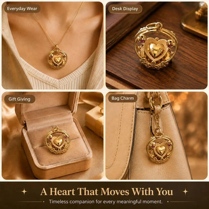 ❤️‍🔥⚙️Heartbeat Mechanical Heart Pendant – ✨Heart Design & Mechanical Aesthetic