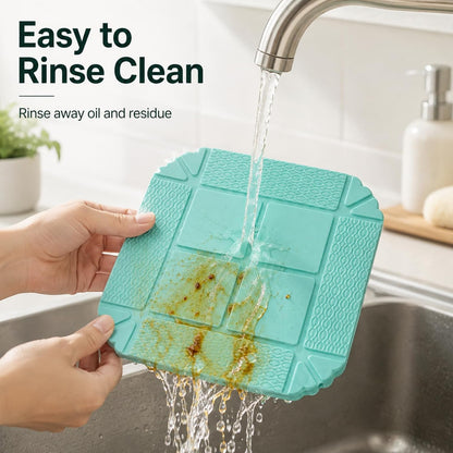 Magnetic Silicone Trivet🍳🧲 Foldable Tray, Heat-Resistant, Food-Grade, Space-Saving