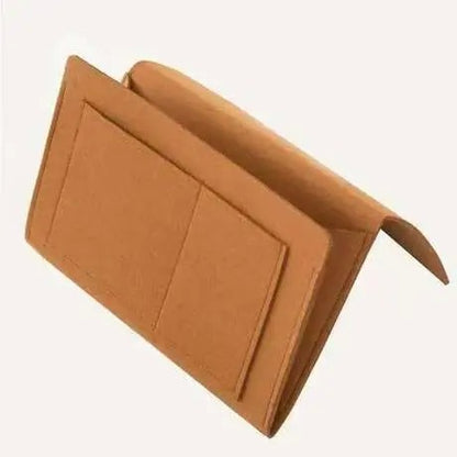 Bedside Caddy, 5 Pockets Felt Bedside Storage Organizer