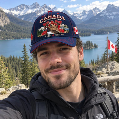 🔥 LAST DAY 50% OFF - 🍁 Canada 160th Anniversary 1867–2027 – Premium Embroidered Heritage Cap