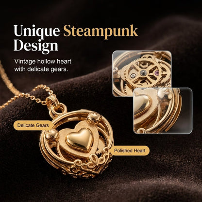 ❤️‍🔥⚙️Heartbeat Mechanical Heart Pendant – ✨Heart Design & Mechanical Aesthetic