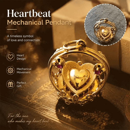 ❤️‍🔥⚙️Heartbeat Mechanical Heart Pendant – ✨Heart Design & Mechanical Aesthetic