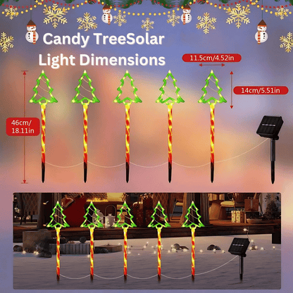 Solar Candy Tree Pathway Lights