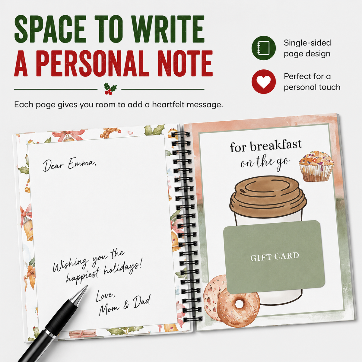 🔥 LIMITED-TIME 50% OFF — 🎅🏼Christmas Gift Card Book📚