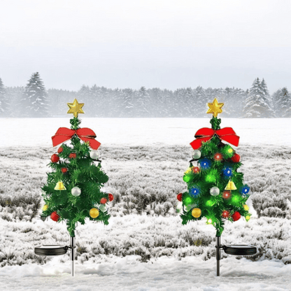 Solar LED Mini Christmas Tree