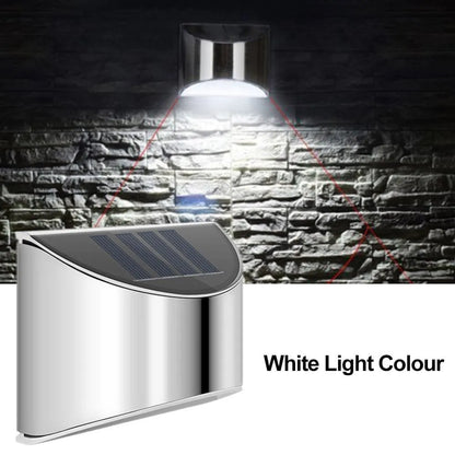 Stainless Steel Outdoor Solar Fence Wall Light
