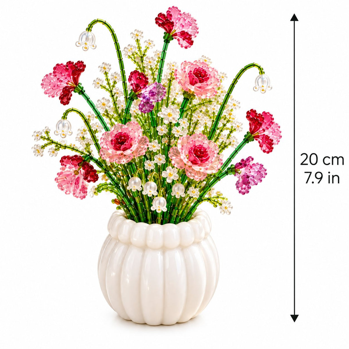 🌷DIY Beaded Wildflower Bouquet Kit – Create Your Own Floral Masterpiece