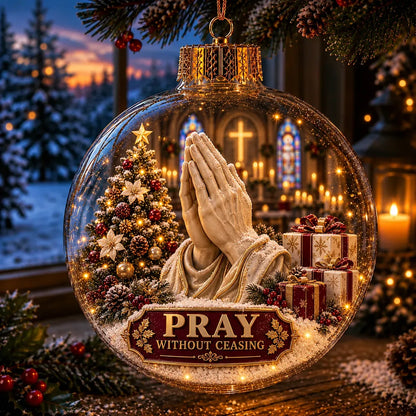 ✝️ Light-Up Christian Faith Christmas Ornament | 12 Glowing Faith-Inspired Designs for Trees, Mantels & Meaningful Gifts 🎄