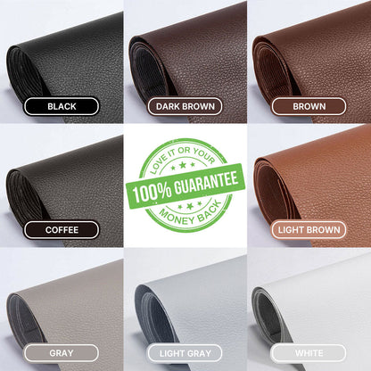 Self-Adhesive Leather Repair Patch Tape for Sofas & Car Seats