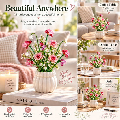 🌷DIY Beaded Wildflower Bouquet Kit – Create Your Own Floral Masterpiece