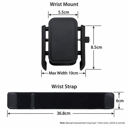 📱 360° Rotating Wrist & Arm Phone Holder – Hands-Free Sports Mount