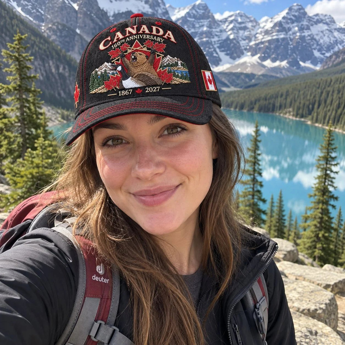 🔥 LAST DAY 50% OFF - 🍁 Canada 160th Anniversary 1867–2027 – Premium Embroidered Heritage Cap