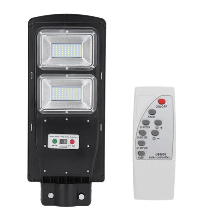 60W Solar Street Light 6000 Lumens Super Bright Weather Proof Flood Light