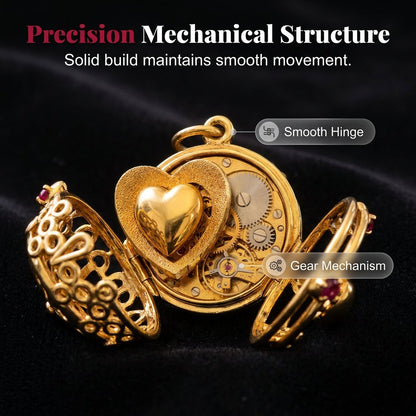 ❤️‍🔥⚙️Heartbeat Mechanical Heart Pendant – ✨Heart Design & Mechanical Aesthetic