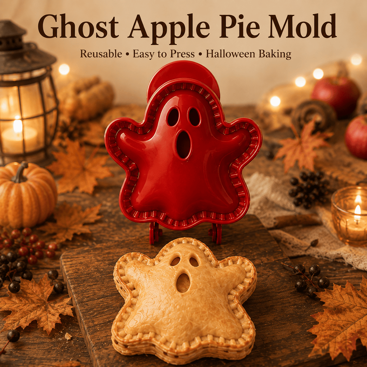🎃 Halloween Mini Pie Mold Set - 8 Piece Halloween Mini Hand Pie Mold Set