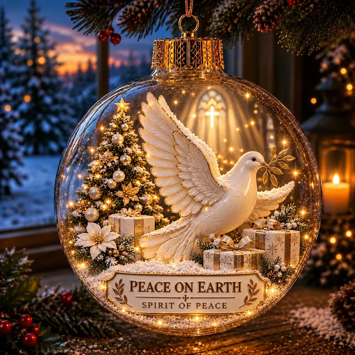 ✝️ Light-Up Christian Faith Christmas Ornament | 12 Glowing Faith-Inspired Designs for Trees, Mantels & Meaningful Gifts 🎄