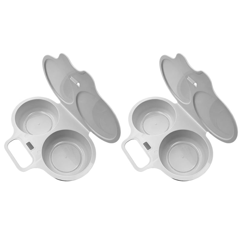 🍳 Microwave Egg Poacher – Dual Egg Breakfast Cooker