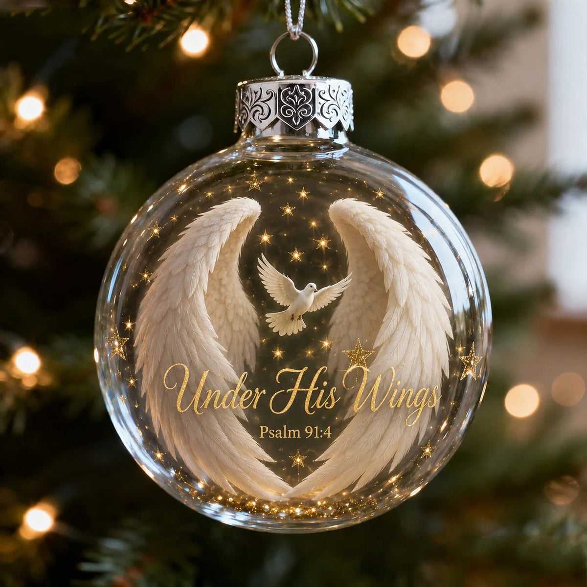 ✨ Psalms Scripture Christmas Ornament – Perfect Christmas Tree Decorations